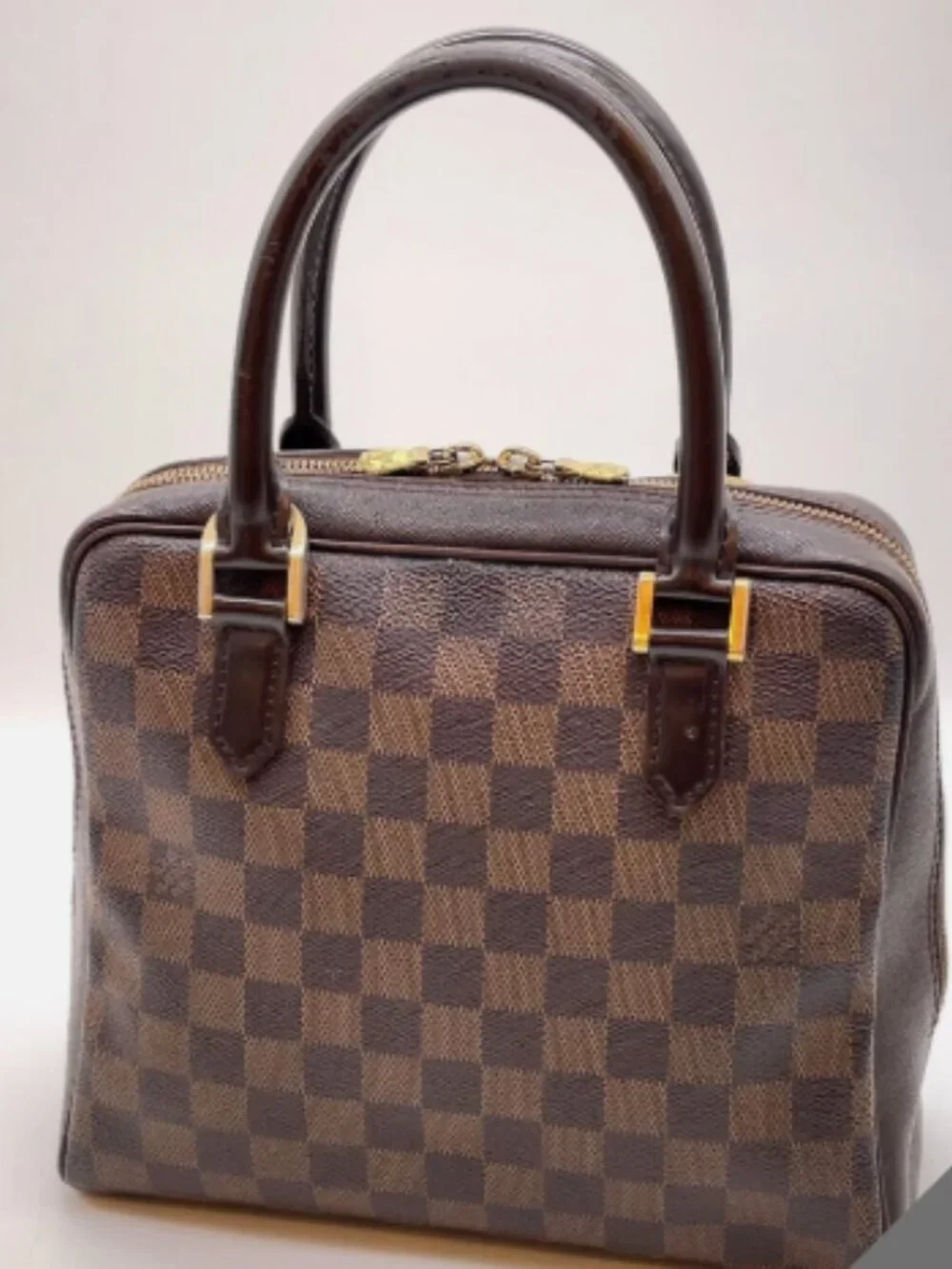 Louis Vuitton Damier Ebene Brera Hand Bag – N51150 – Made in France